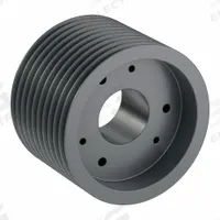 APPROVED VENDOR V-Belt Pulley: 5V1030, 10 Groove, 10.3 in OD, Bushed Bore, F, Quick Detachable (MPN 105V1030F). Key specifications — Pulley Industry Number: 5V1030; Pitch Diameter: 10.3 in (5V); For Belt Section (broad, with similar types): 5V or 5VX.