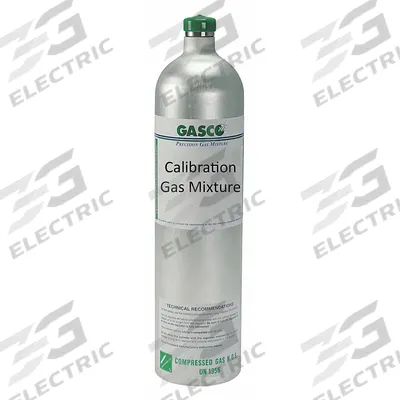 GASCO Calibration Gas: Nitrogen, Disposable, +/-5% Accuracy, C3H6, Calibration Gas - Calibration Gases for Portable Gas Detectors