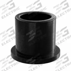 OILITE Flanged Sleeve Bearing: PEEK, 3/4 in Bore, 1 in OD, 1 in Overall Lg, 1.25 in Flange Dia (MPN PF-1216-08B). Key specifications — Brand: OILITE; Color: Black.
