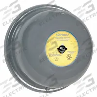 EDWARDS SIGNALING Bell: Bell Sound, 24V AC, Indoor/Outdoor, 340-6G5, 6 in dia. Key specifications — Brand: EDWARDS SIGNALING; Color: Gray; Operating Voltage: 24V AC.