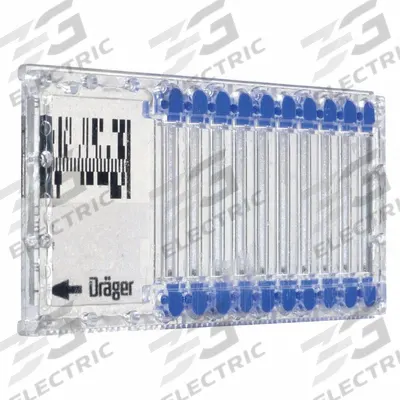DRAEGER Detector Chip: DRAEGER CMS Analyzer, HCl, Detector Chip - Gas Detection Tubes For Use In DRAEGER CMS Analyzer