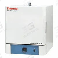 THERMO SCIENTIFIC Box Furnace: Gravity, 1.5 cu ft Capacity, 1,200°C Max Temp, 5,600 W Watt, 1 Doors (MPN BF51828C-1). Key specifications — Voltage: 208/240 V; Brand: THERMO SCIENTIFIC; Temperature Uniformity: +/-2.0°C @ 1100°C.