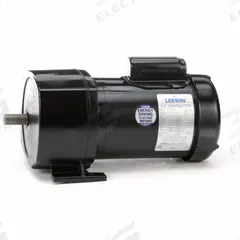 LEESON AC Gearmotor: Parallel, Single Output Shaft, Capacitor-Start, TEFC, 91 RPM, 0.5 hp Input (MPN 107015.00). Key specifications — Brand: LEESON; Full Load Current: 8.8/4.4 A.