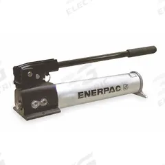 ENERPAC Hydraulic Hand Pump: 2 Stages, Single Acting, 200 psi Max. Pressure 1st Stage (MPN P392ALSS). Key specifications — Brand: ENERPAC; Cylinder Compatibility: Single Acting.