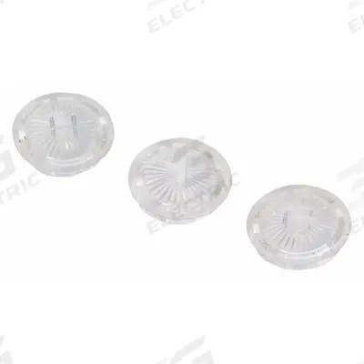 KISSLER Index Button: Acrylic, Chrome, For Cold/Diverter/Hot Handle Type - Faucet Handle Caps