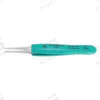 EXCELTA Tweezers: Stainless Steel, Point, Straight Tip, 1.5 mm Tip Thick (MPN 2A-SA-ET). Key specifications — attr1002355: Stainless Steel; attr1002345: EXCELTA; attr1002348: Stainless Steel; attr1002358: Smooth; attr1002361: 2A; attr1024781: Ergonomic.