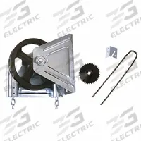 AMERICAN GARAGE DOOR SUPPLY Chain Hoist: Manual, Wall Mount, Non-Handed, 4 to 1, 15 ft Door Ht - Max (MPN CH401RD114). Key specifications — Actuation Method: Manual; Drive Ratio: 4 to 1; Mounting Location: Wall Mount; Brand: AMERICAN GARAGE DOOR SUPPLY; Handing Orientation: Non-Handed; Product Type: Chain Hoist.