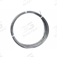 APPROVED VENDOR Wire Rope: Galvanized Steel, 1 x 19, 240 lb Working Load Limit, 100 ft Overall Lg (MPN 2RZY4). Key specifications — End Type: Plain; Brand: APPROVED VENDOR.