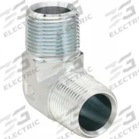 PARKER Metal Pipe Elbow: 90° Elbow, Steel, 3/8 in x 3/8 in, Male NPT Threaded x Male NPT Threaded (MPN 3/8 CR-S). Key specifications — Brand: PARKER; Maximum Operating Pressure: 6,000 psi; (DO NOT SEND) Manufacturer Location: Globally Sourced; Fitting Pipe Size: 3/8 in x 3/8 in.