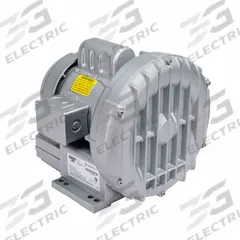 GAST Regenerative Blower: 0.5 hp, 43 in wc Max Op Pressure, 40 in wc Max Vacuum, 2.0-2.0/1.0 A (MPN R3305A-1). Key specifications — attr49842: Three; attr49816: GAST; attr49813: R3305A-1; attr49822: 2.0-2.0/1.0 A; attr49827: Female; attr49830: NPT; attr49833: NPT; attr49845: 190 to 220/380 to 415V AC.