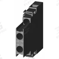 SIEMENS Auxiliary Contact Block: 1NO/1NC, Side Mount, Side-Mounted (MPN 3RH29211DA11). Key specifications — Brand: SIEMENS; Compatible with Series: SIRIUS 3RH2 Contactor Relays.