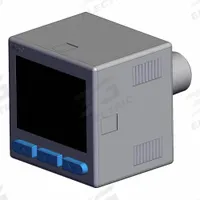 SMC High Precision Pressure Switch: 1/8 in Port Size, 1 Output/2 Output NPN/PNP Open Collector, 2M (MPN ZSE20B-R-01-W). Key specifications — attr124221: ZSE20B-R-01-W; attr124227: ZSE20B(F); attr124234: 1 Output/2 Output NPN/PNP Open Collector; attr124235: 12 to 24V DC; attr1042233: 4-Pin Snap-In Plug.