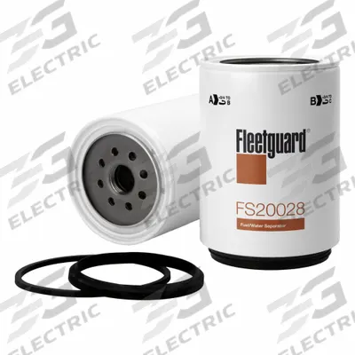FLEETGUARD Automotive Fuel Filter: 15 5/16 in Overall Lg, 8 7/8 in Overall Ht - Spin-On Fuel/Water Separators