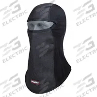 REFRIGIWEAR Balaclava: Open-Hole Mask, Black, Universal, Balaclava, Polyester, Ears/Face/Head/Neck (MPN 0068RBLKOSA). Key specifications — Includes Lining: Yes; Style: Open-Hole Mask; Areas Covered: Ears; High Visibility: No; Color: Black; Material: Polyester; Brand: REFRIGIWEAR; Balaclava Features_Combined: Moisture-Wicking Liner.
