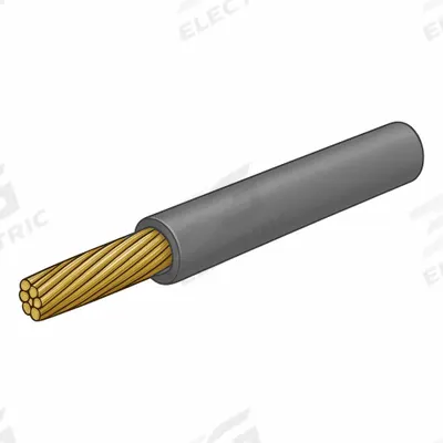 APPROVED VENDOR Automotive Wire: GXL, 100 ft, 1 Conductor, 12 AWG, Gray - XLPE-Insulated General Purpose Primary Wires
