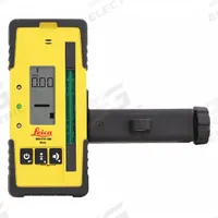 LEICA Line Laser Receiver: Includes Batteries, Yellow, AA, Green, 6 7/8 in Overall Ht, 54HU22 (MPN Rod Eye-120G). Key specifications — attr935972: LEICA; attr937994: AA; attr940214: Yellow; attr940215: Green; attr940216: 54HU22; attr940217: Rugby 640G; attr940221: Bracket; attr940223: Plastic.