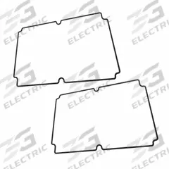 HAMMOND Electrical Enclosures: Repl Gasket, Temp Rating of -40°C to 150°C, Silicone (MPN 1550Z124GASKET). Key specifications — Brand: HAMMOND; Accessory Type: Gasket; Application: Replacement Gasket; Features: Temperature Rating of -40°C to 150°C; Material: Silicone.