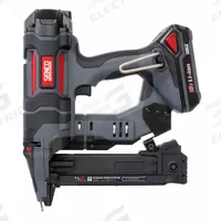 SENCO Staple Gun: 1 Battery, 1 Charger, Combo, For 3/8 in to 1 1/2 in Staple Leg Lg, For 18 ga (MPN 10Y0001N). Key specifications — attr1171112: Combination; attr1171113: Crowned.