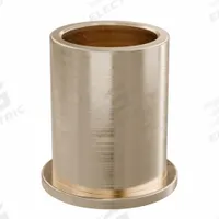 Flanged Sleeve Bearing: Bronze, SAE 841, 12 mm Bore, 15 mm OD, 20 mm Lg, -35°F to 300°F, 5 PK (MPN FFM1215-20B). Key specifications — System of Measurement: Metric; Material Grade: SAE 841; Flange Type: Flanged; Brand: OILITE.