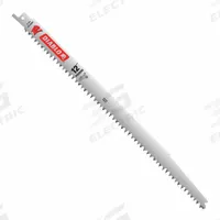 DIABLO Reciprocating Saw Blade: 5 Teeth per Inch, 12 in Blade Lg, 0.05 in Blade Thick, Wood, 5 PK (MPN DS1205FG5). Key specifications — attr1109198: 5; attr1109200: Rigid for Straight Cuts; attr1109201: Curved; attr1109209: DIABLO.