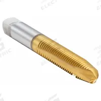 WIDIA GTD Spiral Point Tap: M10x1.5 Metric, D6, 3 Flute, Plug Chamfer, TiN Coated High Speed Steel (MPN 19925)