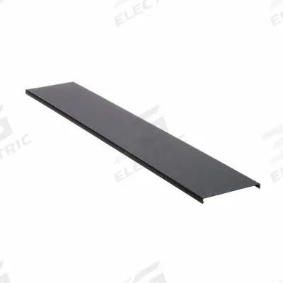 PANDUIT Flush Duct Cover: 4 1/4 in Nom Wd, 3/8 in Nom Ht, PVC, 6 ft Lg - Solid (Wall) Wiring Ducts & Snap-On Covers