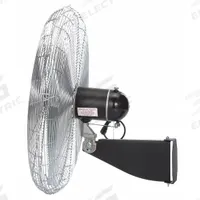 AIRMASTER FAN Mounted Fan: 30 in Blade Dia, 115V AC, 1/3 hp Motor HP, Wall Mount, Oscillating (MPN 71566). Key specifications — Brand: AIRMASTER FAN; Voltage: 115V AC; Number of Speeds: 3; Fan Mounting Location: Wall; Oscillation: Oscillating; Mounting Type: Bracket.