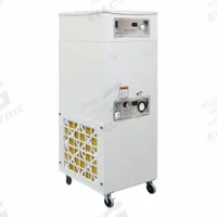 Air Scrubber: Aluminum, Particulate Filtration/Ultraviolet Germicidal Irradiation, Side, Visual (MPN OA1200PAC-PG). Key specifications — Brand: AGRIAIR; Includes Filter: Air Filter Included.