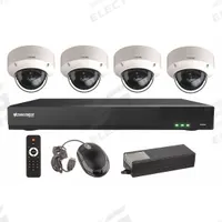 VITEK Video Surveillance Digital Systems: Dome, 4 Cameras Included, 3.6 mm Max Focal Lg, 5MP, 12V DC (MPN VT-TH5KT820TD). Key specifications — Brand: VITEK; Camera Operating Voltage: 12V DC; Camera Resolution: 5MP; Lens Type: Fixed.