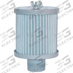 SOLBERG Filter Silencer: 1/2 in (M)NPT Inlet Size, 10 cfm, 4 in Overall Ht, 4.5 in Outside Dia (MPN FT-15-050). Key specifications — attr60071: FT-15-050; attr60074: SOLBERG.