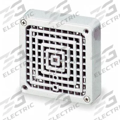 FEDERAL SIGNAL Vibratone Horn: Horn Sound, 5 W Watt, 120V AC, Indoor - Horn Alarms