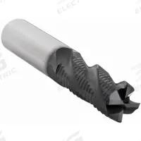 OSG Roughing End Mill: Carbide, TiAlN Coated, 4 Flute, 25 mm Mill Dia, 38 mm LOC, 102 mm OAL (MPN HP400-9843)