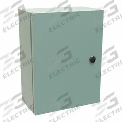 HAMMOND Electrical Enclosure: Steel, 16 in x 12 in x 6 in, NEMA 12/3R/4, Solid Cover, Hinged (MPN EN4SD16126GY). Key specifications — Closure Method: 1/4-Turn Latch; Brand: HAMMOND; Knockouts: Not Included.