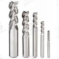 APPROVED VENDOR End Mill Set: Corner-Radius, 5 Pc, Carbide, 3 Flute, 1/8" to 1/2" Mill Dia (MPN 283-888881)
