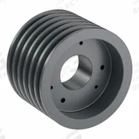 APPROVED VENDOR V-Belt Pulley: B64, 6 Groove, 6.75 in OD, Bushed Bore, SK, Quick Detachable (MPN 6B64SK). Key specifications — attr1318293: B64; attr1318301: 6.4 in (5L, B); attr1318291: 4L, A, or AX.