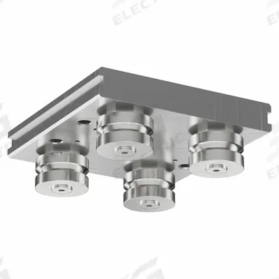 HEPCOMOTION Carriage: For 25 mm Rail Wd, Roller, GV3 Std Carriage, 28.1 mm Carriage Ht - HepcoMotion GV3 Roller Carriages