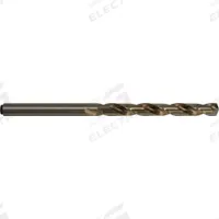 CLEVELAND Taper Length Drill Bit: #1, 118° Notched Point, Straw/Bronze Cobalt, Tang Shank (MPN C83011). Key specifications — attr1233898: 0.2280.