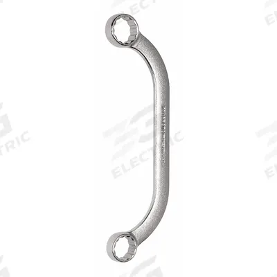 PROTO Box End Wrench: Satin, 5/8 in_9/16 in Head Size, 6 1/2 in Overall Lg - SAE, Double End, 12-Point, Half Moon-Shaped Box End Wrenches