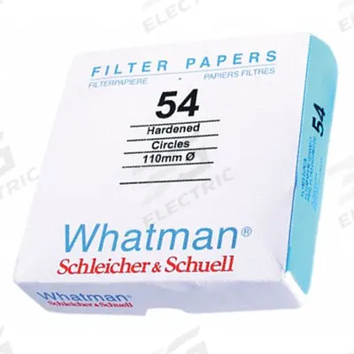 CYTIVA WHATMAN Filter Paper: 54 Grade, 5.5 cm Dia, 0.185 mm Thick, Coarse - Quantitative Hardened Low Ash Filter Paper