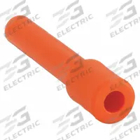 SMC Push-Fit Cap: 3/16 in OD Size, Tube Stem, Polybutylene Terephthalate, 34 mm Overall Lg, Orange (MPN KQ2P-05). Key specifications — Brand: SMC.