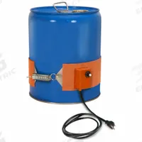 TEMPCO Drum Heater: 115V AC, 300 W Watts, 50°F to 425°F, Silicone Rubber, Drums, Indoor (MPN DHR00150). Key specifications — Brand: TEMPCO; Heater Material: Silicone Rubber; For Container Type: Drums; Environment: Indoor; Current Rating: 2.6 A.