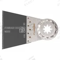 FEIN Oscillating Tool Blade: 2 9/16 in Blade Wd, 3 13/16 in Overall Lg, Straight Cutting, 1 Pieces (MPN 63502134260). Key specifications — attr1097473: Plastic; attr1097476: FEIN; attr1097456: Straight Cutting.