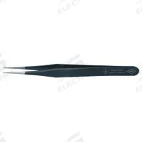 KNIPEX Precision Tweezers: Stainless Steel, Point, Straight Tip, 0.2 mm Tip Thick (MPN 92 28 70 ESD). Key specifications — attr1002355: Stainless Steel; attr1002345: KNIPEX; attr1002348: Stainless Steel; attr1002358: Smooth; attr1024781: Standard.