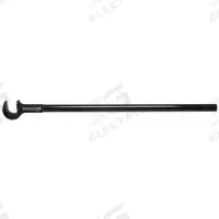 WESTWARD Single End Valve Wheel Wrench: 2 1/4 in Head Size, 48 in Overall Lg, Alloy Steel (MPN 5PWF0). Key specifications — attr310395: No; attr310394: Black Oxide; attr310393: Alloy Steel; attr324959: WESTWARD.