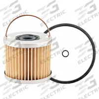 BALDWIN FILTERS Fuel Filter: Cartridge, 3 1/4 in Outside Dia, 5/8 in Inside Dia, Diesel Fuel, Diesel (MPN PF59810). Key specifications — Baldwin Interchange: PF59810; FleetGuard Interchange: FS20102; Brand: BALDWIN FILTERS; Media Material: Cellulose; Includes: G458 Furnished Gasket; Compatible Vehicle Type: Trucks; Compatible Vehicle Make: Racor.