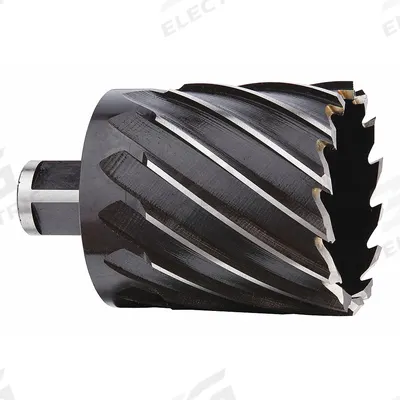 MILWAUKEE Annular Cutter: 2 1/4 in Cutter Dia, 2 in Max Cutting Dp, Black Oxide - High-Speed Steel Annular Cutters for General Cutting