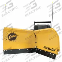 FISHER Snow Plow Blade: Blade, UTV, Steel, 48 in Overall Dp, 23 1/2 in Overall Ht, 72 in Overall Wd (MPN 87500). Key specifications — Compatible Vehicle Type: UTV; Plow Material: Steel; Plow Shape: V-Shape; Product Type: Blade; Brand: FISHER; Manufacturer Part Number: 87500.