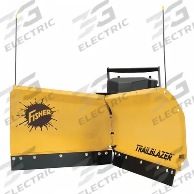 FISHER Snow Plow Blade: Blade, UTV, Steel, 48 in Overall Dp, 23 1/2 in Overall Ht - Required System Component 2: Plow Blades