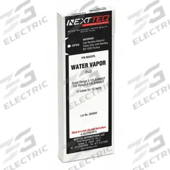 NEXTTEQ Detector Tube: NEXTEQ NX-1000, H2O, Gas Detection Tube, Water Vapor ( H2O ), 10 PK (MPN NX222PL). Key specifications — attr914051: Water Vapor; attr914053: 2 to 12 lb/mmcf.