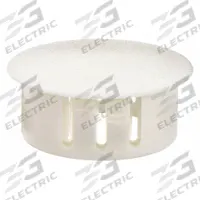 APPROVED VENDOR Hole Plug: Nylon, For 0.63 in Hole Dia, 0.72 in Head Dia, For 0.13 in Panel Thick (MPN 1ELV6). Key specifications — Brand: APPROVED VENDOR; Locking: Locking; Color: White.